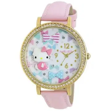 헬로키티 손목시계 산리오 핑크 HELLO KITTY 일본제
