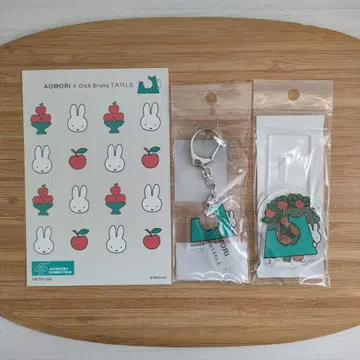 미피 아오모리 Dick Bruna TABLE 아크릴 스탠드 키링