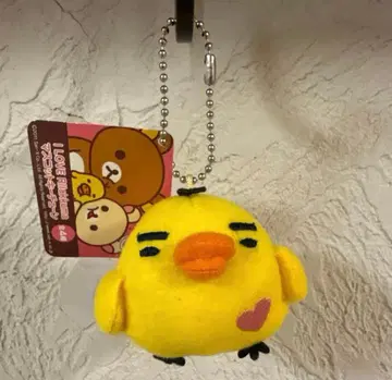I LOVE 리락쿠마 마스코트 체인 키이로이토리 2011년 눈썹