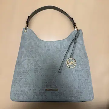 JoanLargeLogoPerforatedSuede 숄더백