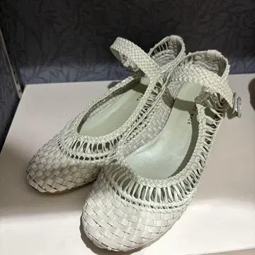 tsumori chisato WALK 뜨개질 펌프스 민트 그린