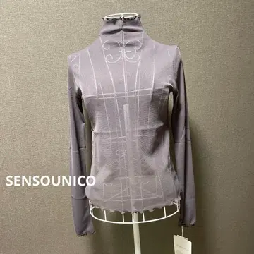 SENSOUNICO 나일론 메쉬 긴팔 풀오버 그레이 38