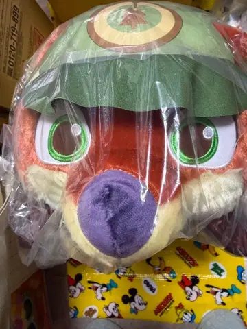 [ 미개봉 새상품 ] 주토피아 닉 와일드 BIG 봉제 인형 누워있는ver