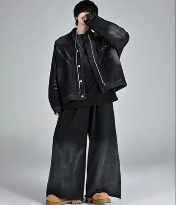 [ ADRER ] 블라스트 데님 패딩(충전솜) 블루종