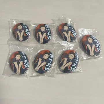 하이큐 사와무라 다이치 타원형 캔뱃지 가챠가챠 캡슐 토이