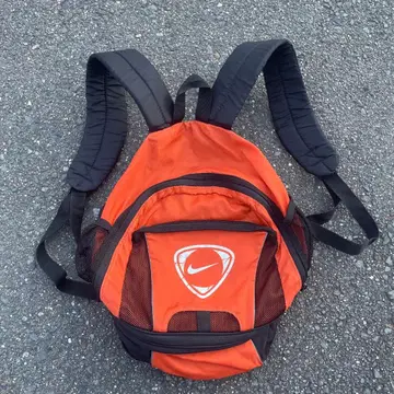 NIKE 냅색 오렌지 x 블랙
