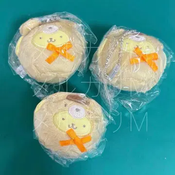 산리오 라떼곰 일어서는 봉제 인형 마스코트 폼폼푸딩