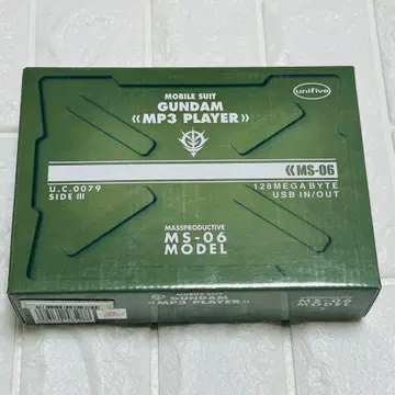 건담 MP3 플레이어 MS-06 자쿠 자쿠II 미사용 박스 포함 레어