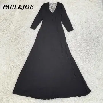 [새상품급] 폴앤조 PAUL&JOE 백 레이스 맥시 원피스 36