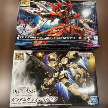 HG 건담 어메이징 발바토스 루푸스 & 건담 구시온 리베이크