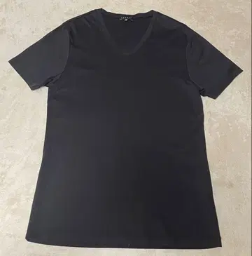 띠어리 V넥 티셔츠 블랙 38