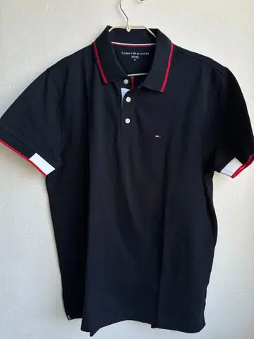 TOMMY HILFIGER 피케 셔츠 네이비 M 사이즈