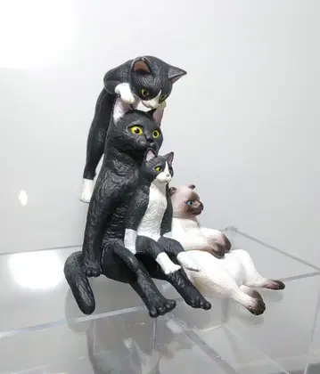 가챠 고양이 4점