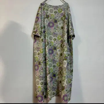 수주 제작 리버티 돌먼 슬리브 원피스 핸드메이드