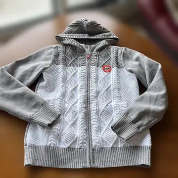 Munsingwear 집업 니트 자켓 후드 부착 L