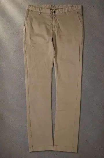 ZARA LAB 치노 팬츠 베이지 스트레치 남성용 XL 상당