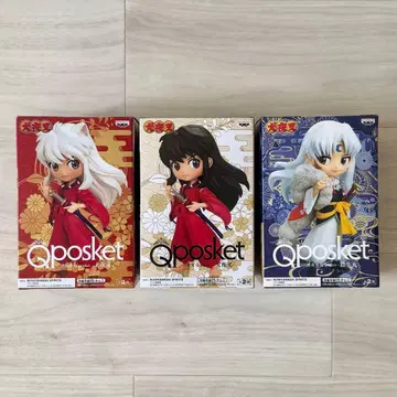Qposket 이누야샤 셋쇼마루 피규어 3체 세트