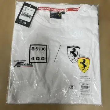 [ 새상품 ] Ferrari Team Under Tee M 사이즈 화이트
