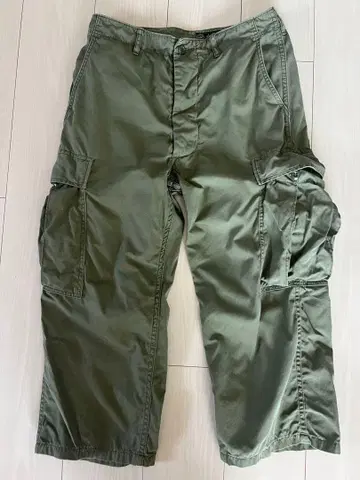 BUZZ RICKSON'S x BEAMS BOY 별주 카고 팬츠