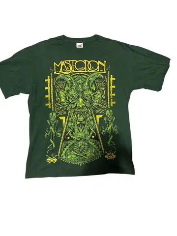 MASTODON 밴드 티셔츠 M 메탈 락