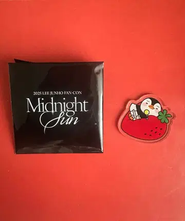LEE JUNHO Midnight Sun 아크릴 스티커 펭귄