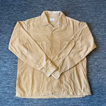 Sears 60s 코듀로이 박스 셔츠 오픈 카라