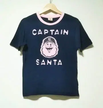 [ 레어 ] CAPTAIN SANTA 빈티지 T셔츠 여성용