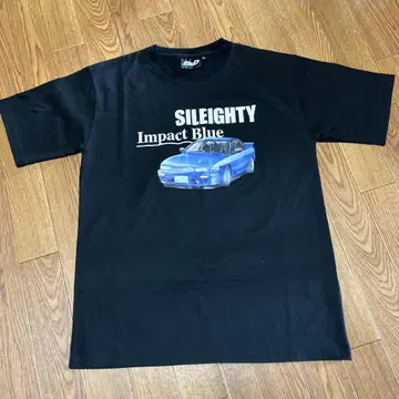 이니셜D SILEIGHTY 티셔츠 블랙 M 사이즈