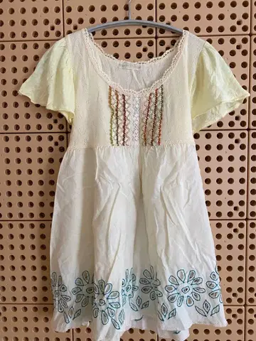 [레어] TSUMORI CHISATO 백리본 반팔 티셔츠