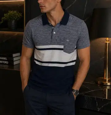 새상품 Original Penguin 피케 셔츠 네이비