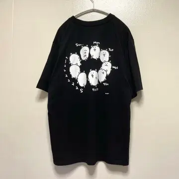 SPAO x 나가노 한국 한정판 농담곰 T셔츠 블랙 L