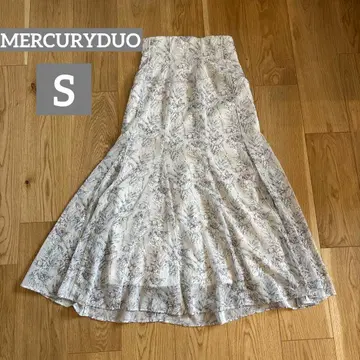 MERCURYDUO 꽃무늬 머메이드 스커트 S 사이즈