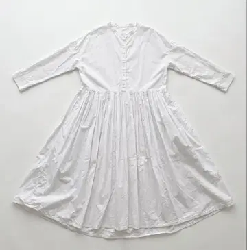 새상품급 Gauze# 거즈 화이트 개더 원피스