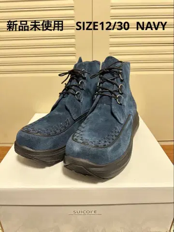 미사용 새상품 blackmeans x SUICOKE 부츠 네이비 30cm