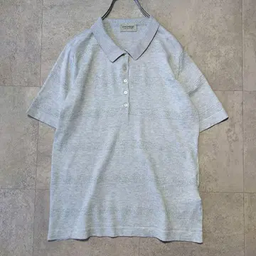 존스메들리 자카드 피케 셔츠 S SEA ISLAND COTTON