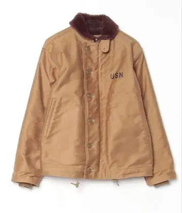 U.S.NAVY N-1 덱 자켓 알파카 라이닝 waiper
