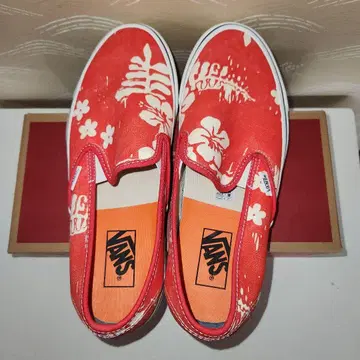Vans 복각 70s 하와이안 프린트 슬립온 스릭 밑창 미사용 정품