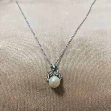 펄 목걸이 실버 컬러 여성용 액세서리 여성 관혼상제