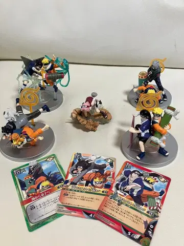 NARUTO 트레이딩 피규어 5개 카드 3장 포함