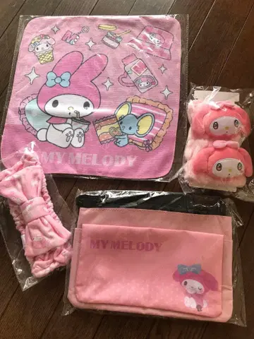 My Melody 마이멜로디 굿즈 4세트