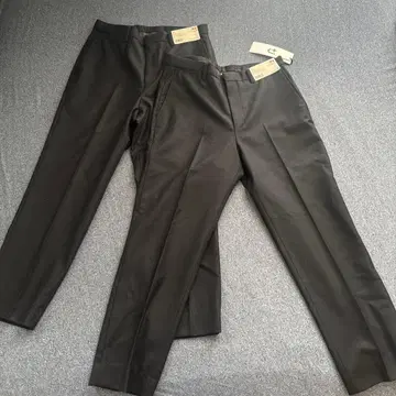 UNIQLO +J 울 슬림 핏 팬츠 블랙 436119 2개 세트