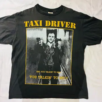 [전후 프린트 있음] 영화 TAXI DRIVER T셔츠 XL 사이즈