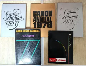카메라 사진 연감 5권 세트 Canon Pentax