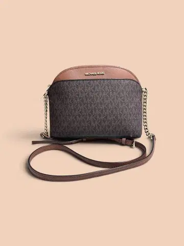 MICHAEL KORS 숄더백 MK 로고 브라운
