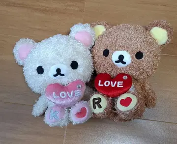 리락쿠마 행복 봉제 인형 연애운 하트 리락쿠마 코리락쿠마