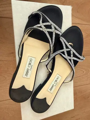지미추 JIMMY CHOO 플랫 샌들