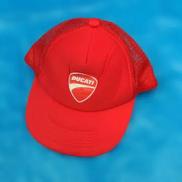 DUCATI 레드 메쉬 캡