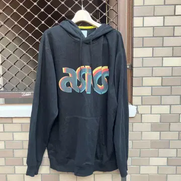 ASICS TIGER 아식스 타이거 후드티 블랙 L