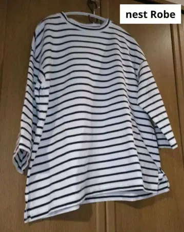 nest Robe 네스트로브 코튼 보더 풀오버