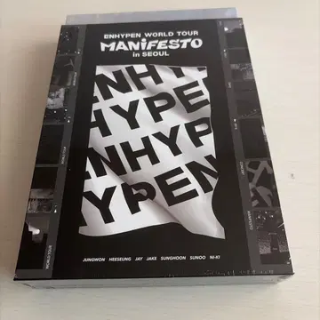 [ 미개봉 ] ENHYPEN MANIFESTOinSEOUL DVD